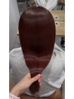 シェノン 奈良橿原店(CHAINON)&nbsp;ワインレッド/奈良ブリーチなし/奈良髪質改善カラー