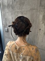 エイミー 伏見店(aemii) 大人かわいいツインアレンジ