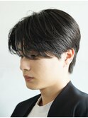 渋谷メンズパーマフェザーパーマシャドウパーマセンターパート