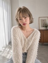 ヘアメイク アージュ 大野城 下大利店(HAIR MAKE age)&nbsp;グレージュニュアンスボブ