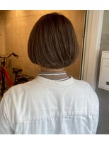 ロッカヘアエジェ(ROCCA hair eje.)&nbsp;暗めカラーナチュラルショートボブ