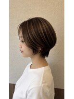 エスドットブルーム 梅田店(S.BROOM) 【梅田で叶う】ハイライトショート グレージュ