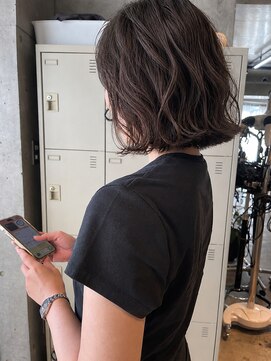 エインアンリー 明治神宮前(AIN.ANLY.) 毛先パーマ、ボブパーマ、ボブパーマゆるめ、ニュアンスパーマ