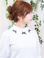 美容室クローバー 新小岩店(clover)&nbsp;♪リボンな編み込みパーティー♪アップ【新小岩】