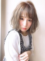 アグ ヘアー ラフェット 上尾店(Agu hair la_fate)&nbsp;大人かわいいショートボブ ひし形 小顔