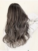 バレイヤージュ×シルバーグレージュ【Ellen新宿】