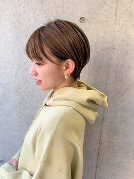 ロンド パルティール 大宮(Lond partir) 【石田勇士郎】アッシュブラウン外ハネネオウルフショート