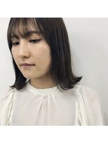 キー(kii)&nbsp;naturalbob(asuka)　ボブ　切りっぱなし　福岡　天神　今泉