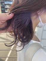 アルモ ヘア フア 東静岡(ALMO hair HUA) 【ALMO】インナー×カシスパープル