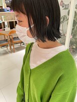 アース 鶴岡店(HAIR&MAKE EARTH) 耳かけアップバング【EARTH鶴岡】