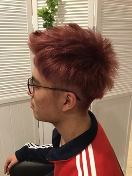 ヘアー デザイン シダー(HAIR DESIGN CEDAR) メンズショート/チェリーブロッサムカラー