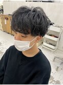 メンズマッシュショート×パーマ