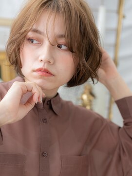 カバーヘアアンドスパ ブリス 浦和(COVER HAIR&SPA bliss) 大人ガーリーふんわりカール前下がりボブTb2浦和20代30代40代