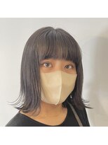 アールヘアー(ar hair)&nbsp;【市川諒】暗めぱっつんボブ☆大人気◎