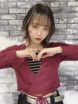 リアイス(Re:ICE)&nbsp;ローライトインナーカラーミディアムウルフ