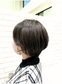 大人フェミニン丸みショート