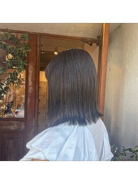ドット ヘアー(dot.hair) グレージュ　縮毛矯正