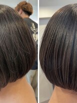 アフェクト 上大岡(affect)&nbsp;髪/マチルダボブ/ピンクベージュ/インナーグレージュ/上大岡