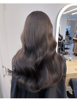 ジーナ セントラル銀座(Zina) ツヤ感カラー＊暗透カラー＊ココアグレージュ【ZinaCENTRAL】