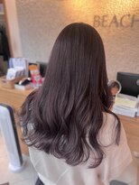 ヘアラウンジ ビーチ 青山 外苑前(hair lounge BEACH) ブリーチなしカラー ピンクブラウン