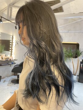 プルメリアドット(Plumeria.) BLUE