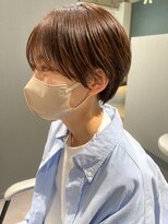 アム(amu)&nbsp;マッシュショート×コンパクトショート×くすみベージュカラー