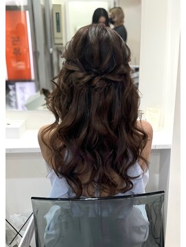 ヘアセット&メイク専門店 カスミ(Kasumi) ハーフアップ