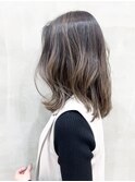 【各務原・ハイライト】ミディアムボブ