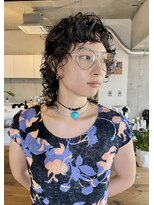 ハイジア(hygea)&nbsp;[hygea]ウルフレイヤーと外国人風くせ毛パーマ[薬院/警固]