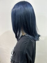 ヘア ヴァーゴ(Hair vago)&nbsp;【ワンブリーチ】ブルーブラック