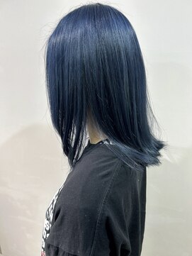 ヘア ヴァーゴ(Hair vago) 【ワンブリーチ】ブルーブラック