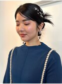 カチモリヘア　韓国風ヘアアレンジ　タイトツイン　お呼ばれヘア