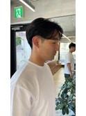 メンズ/センターパート/ツーブロック