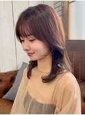 顔周りで見せる『ときめきカット』/レイヤーカット/前髪カット