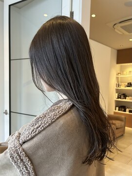 ソワ(soie) 透明感アッシュグレージュカラー