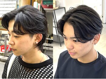 ウィル バイ ブラウン(Vir by Brown)の写真/【10代～60代まで全世代が通えるメンズサロン】メンズパーマならVir by Brownへ◇メンズカット/藤沢美容室