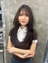 キング 高槻(K!ng)&nbsp;ハイライトカラーミルクティーベージュレイヤーカット