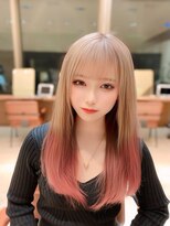 アマトウキョウ アユンチェ(AMA TOKYO×AYUNCHE) 韓国ヘア 2wayバング レイヤーカット くびれヘア 顔周り