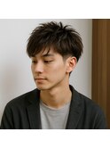 メンズツーブロック立体ショート 20代 30代 40代 50代 60代