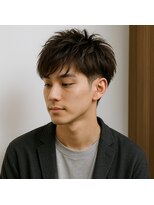 スープレックス ヘアーデザイン(SOUPREX HAIR DESIGN) メンズツーブロック立体ショート 20代 30代 40代 50代 60代