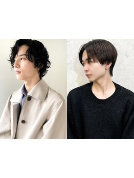 新宿駅西口すぐ!22時まで営業◎仕事帰りにも*メンズカット/ニュアンスパーマ/メンズカラー/ブリーチ大好評