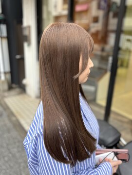 不動の人気ブラウンカラー/髪質改善/艶髪ストレートロング