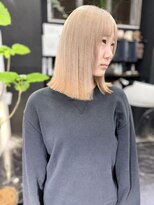 チュダック(ChuDuck)&nbsp;【天神】色落ちも可愛いミルクティーベージュ/ケアブリーチ