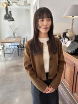 デヴェロペ(Devellope.)&nbsp;ロングレイヤー　顔周りレイヤー　縮毛矯正
