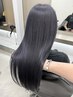 ★透明感★ブリーチなしWカラー+5STEPトリートメント