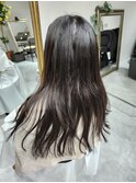 黒髪くせ毛ロングが酸性縮毛矯正でさらさら美髪へ