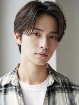 エル 新小岩(elu)の写真/メンズに捧ぐ!センターパートもお任せ。清潔感とこなれ感を生むカジュアルサロン★新小岩/メンズカット