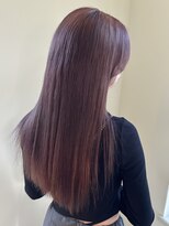 エクファ ヘア シェリル 草津 南草津店(ex-fa hair cherir)&nbsp;ミルクティーブロンド/ダークブルー/デジタルパーマ/南草津