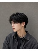 韓国風毛流れショート