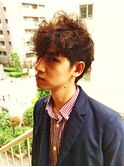 ビジネスソフトモヒカン　ツーブロックショート
